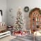 8.5ft. Pre-Lit Flocked Manchester Spruce Artificial Christmas Tree, Warm White Lights
